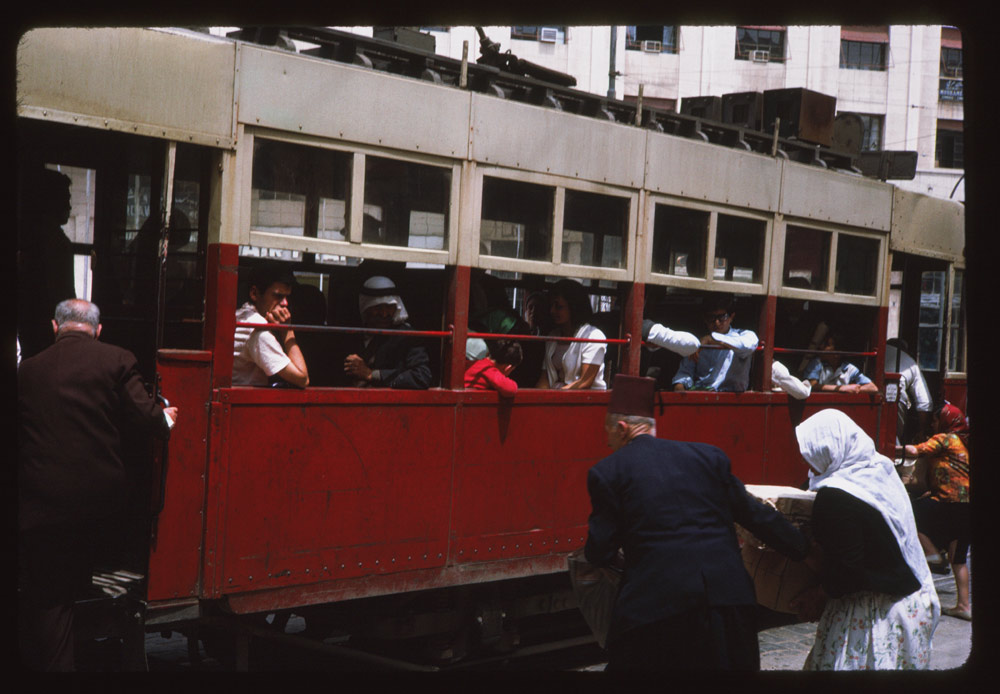 Tramway on Riad Solh Square in 1965